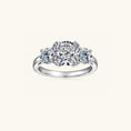 Load image into Gallery viewer, Women 3.5 Carat Moissanite 925 Sterling Silver Ring
