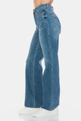 Load image into Gallery viewer, Women Full Size Tummy Control Cut Raw Hem Straight Jeans
