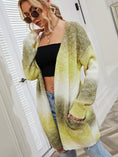 Load image into Gallery viewer, Women Full Size Pocketed Open Front Gradient Cardigan
