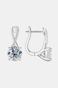Load image into Gallery viewer, Women 4 Carat Moissanite 925 Sterling Silver Earrings
