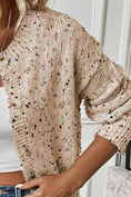 Load image into Gallery viewer, Women Confetti Button Up Long Sleeve Cardigan
