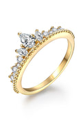 Load image into Gallery viewer, Women Crown Shape Moissanite Ring
