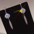 Load image into Gallery viewer, Women 10 Carat Moissanite 925 Sterling Silver Earrings
